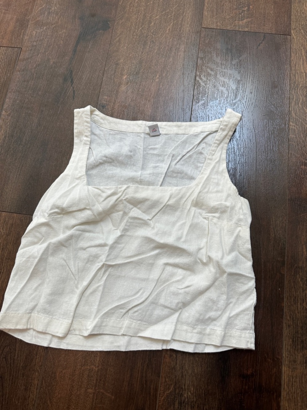 Old Navy Cream Square-Neck Tank